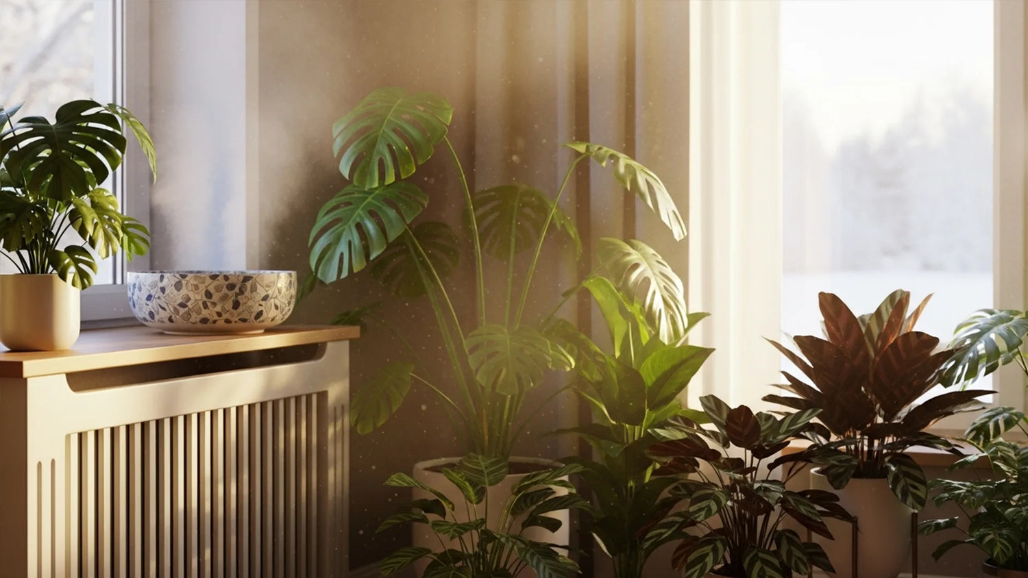 Humidity in Winter: How Your Houseplants Survive the Heating Season