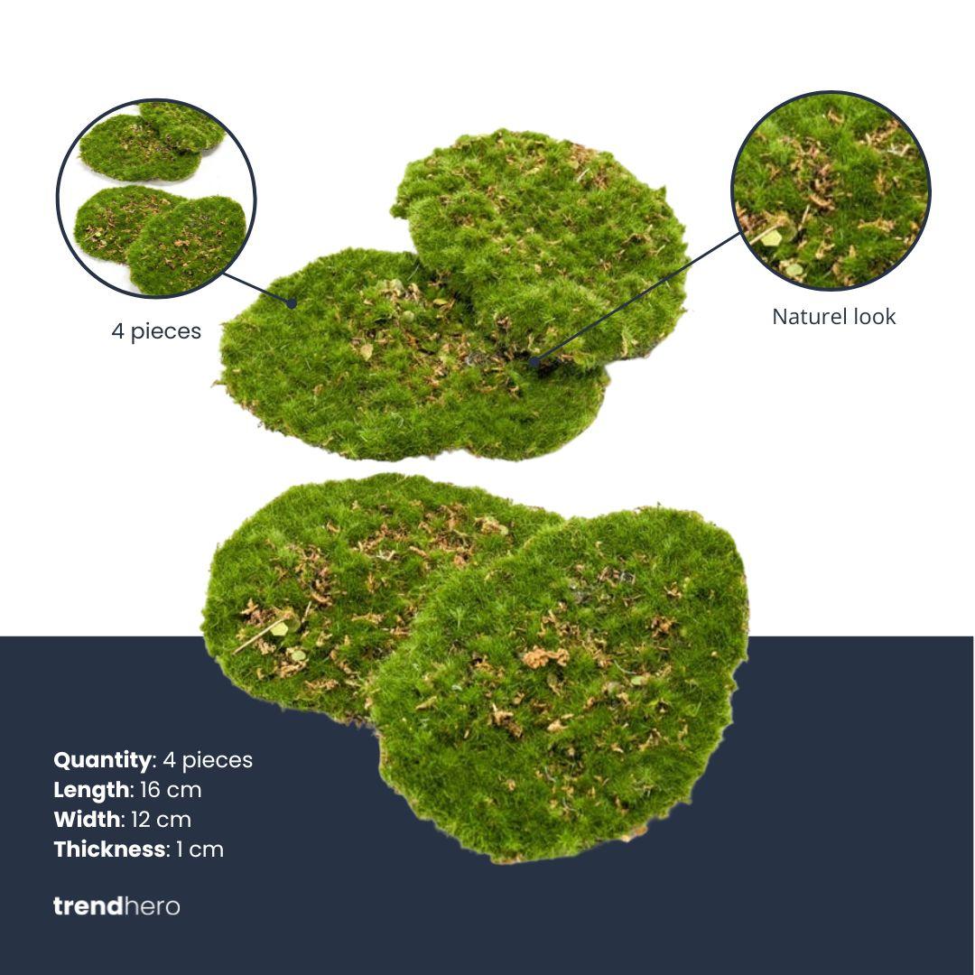 Artificial Moss – Set of 4