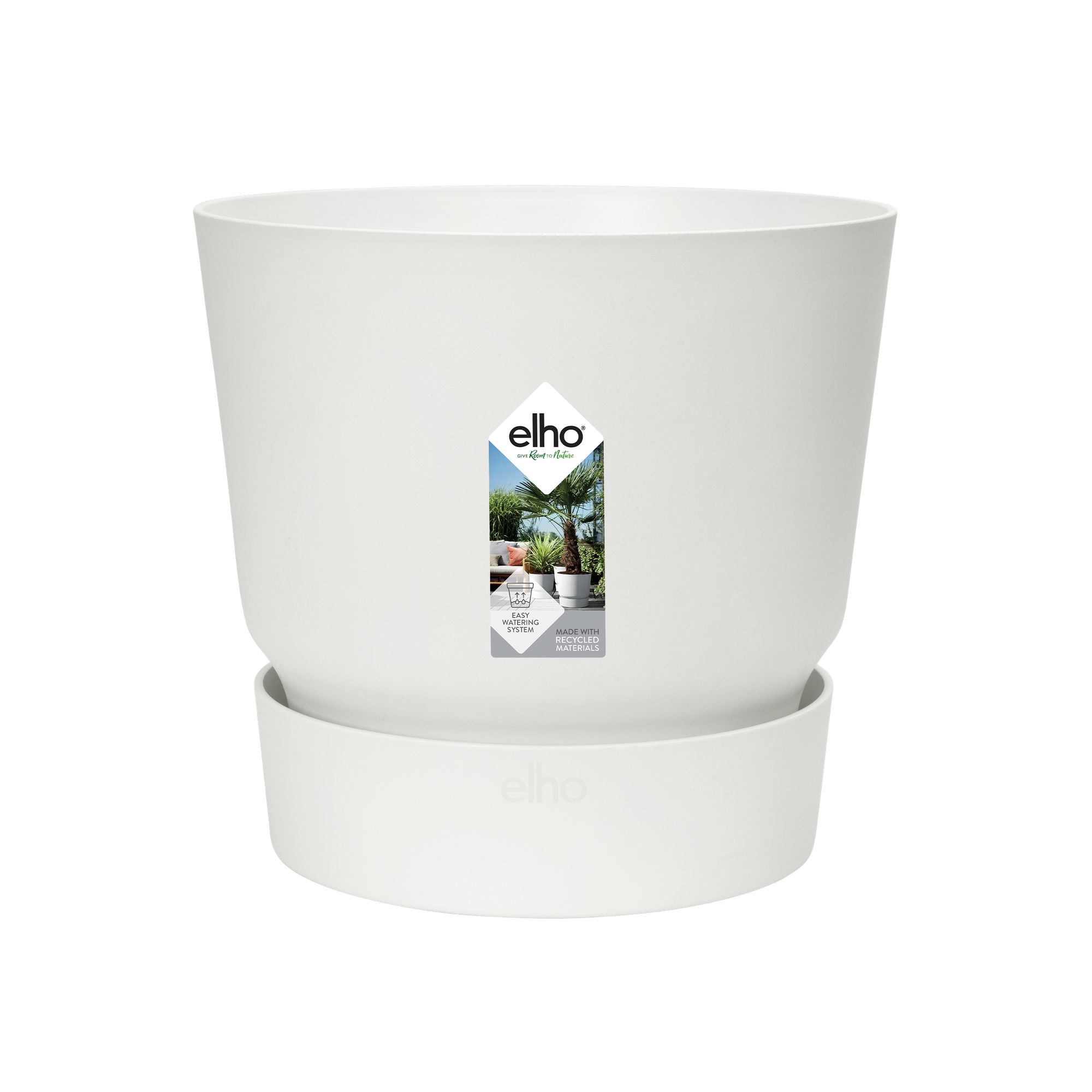 Overflow Pot – White - D14