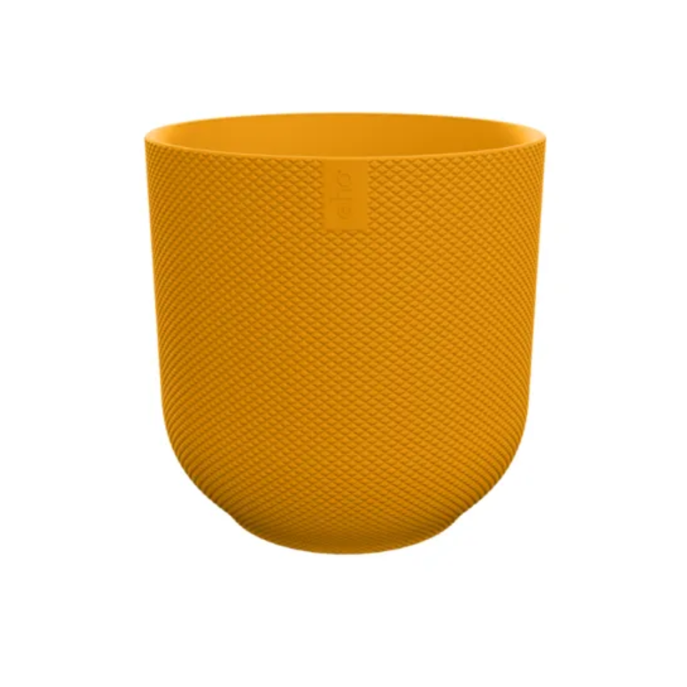 Round Pot in Sunny Yellow - D23
